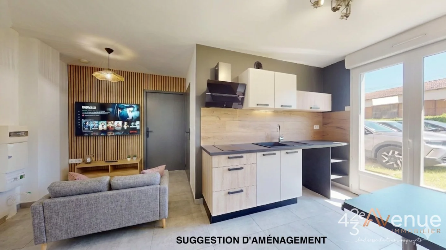 APPARTEMENT T2 - AUREC SUR LOIRE - 32.87 m2 - VENDU