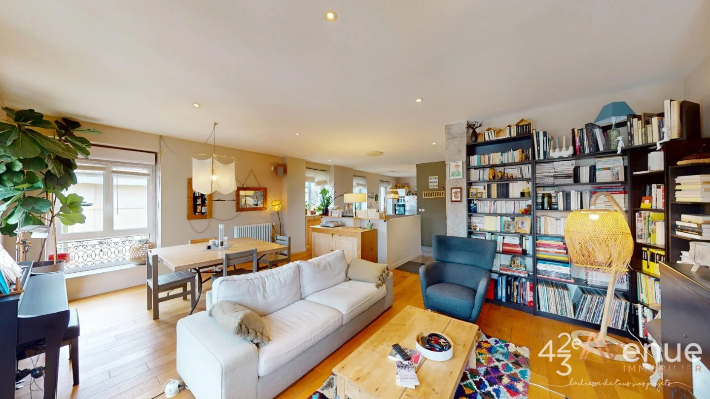 APPARTEMENT T5 - ST ETIENNE CENTRE VILLE - 129.51 m2 - VENDU
