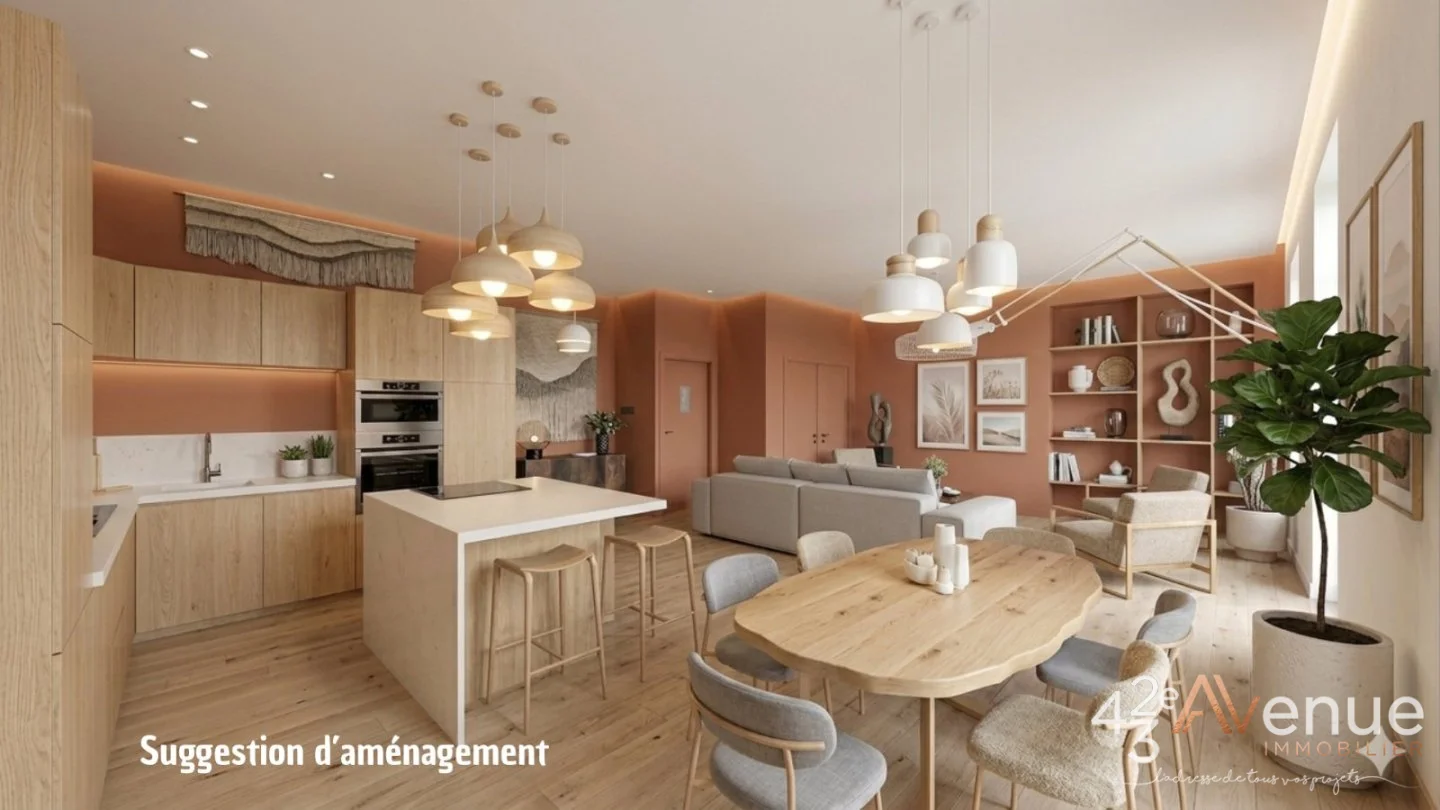 Appartement rez de jardin - STE SIGOLENE - 97.57 m2 - VENDU
