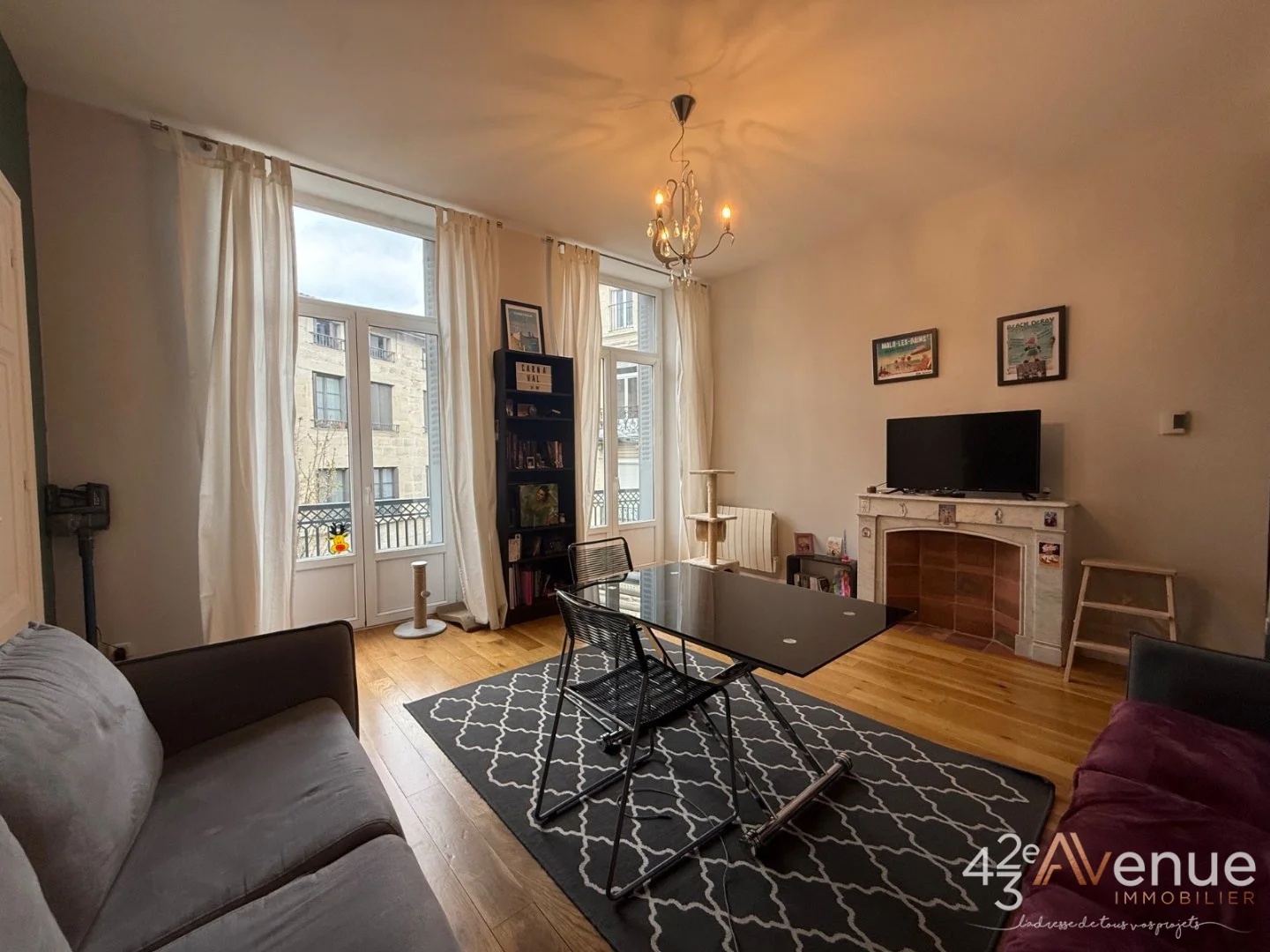 Appartement Type 2 loué Centre Ville St Etienne - ST ETIENNE CENTRE VILLE - 51.15 m2 - VENDU