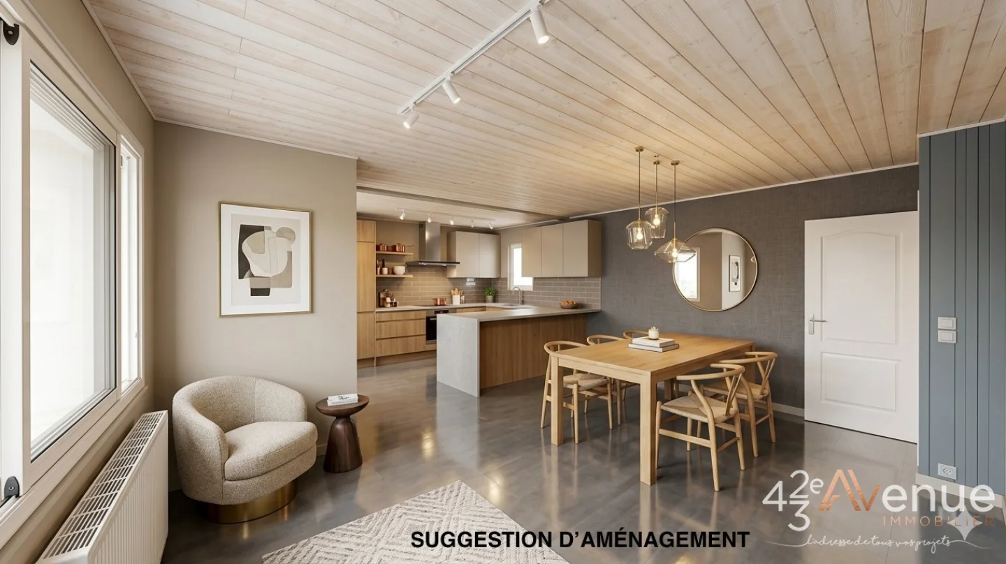 MAISON - AUREC SUR LOIRE - 106.61 m2 - 220 000 €
