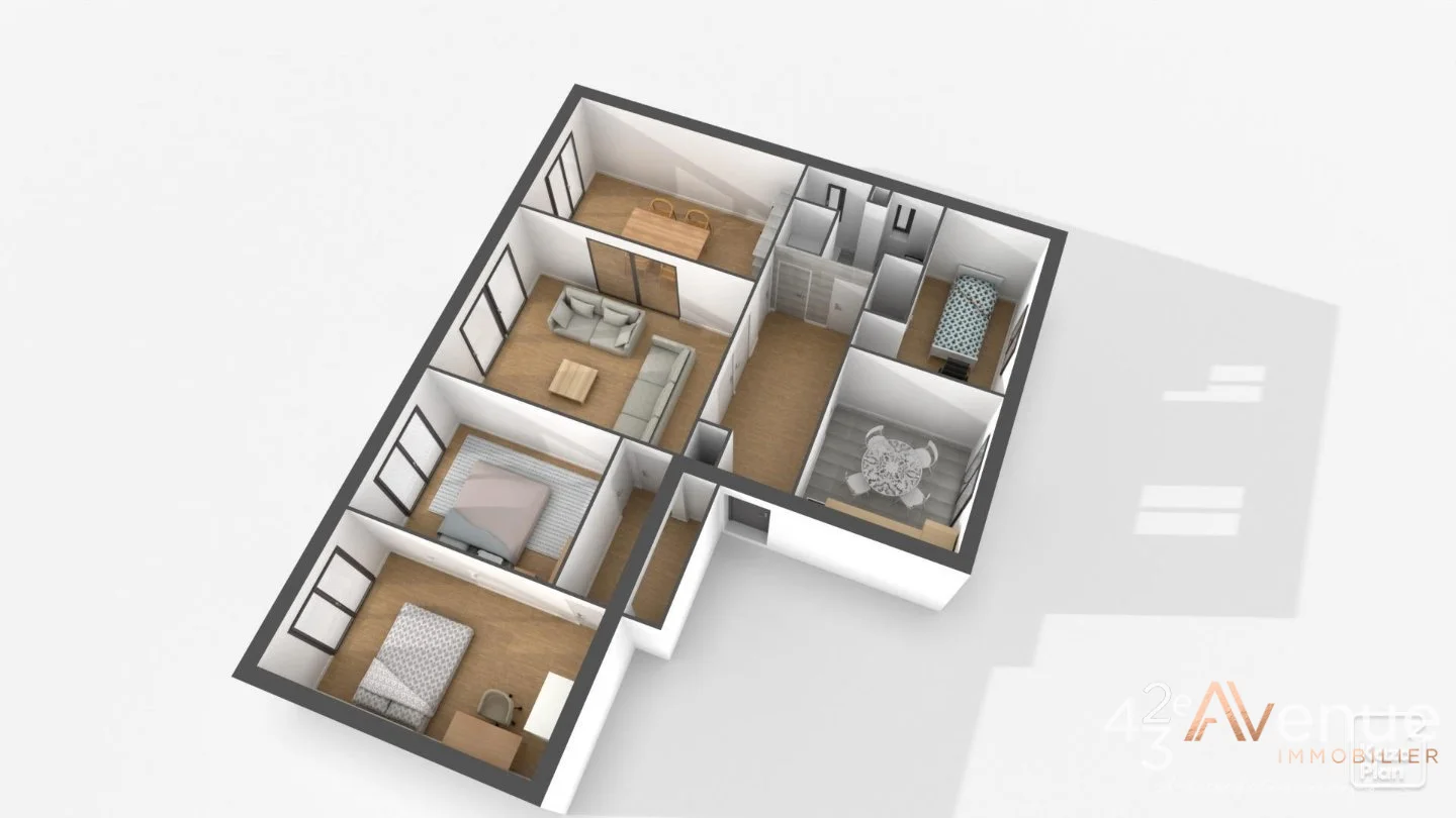 Appartement 5 pièces à Saint-Étienne, photo 6 sur 6